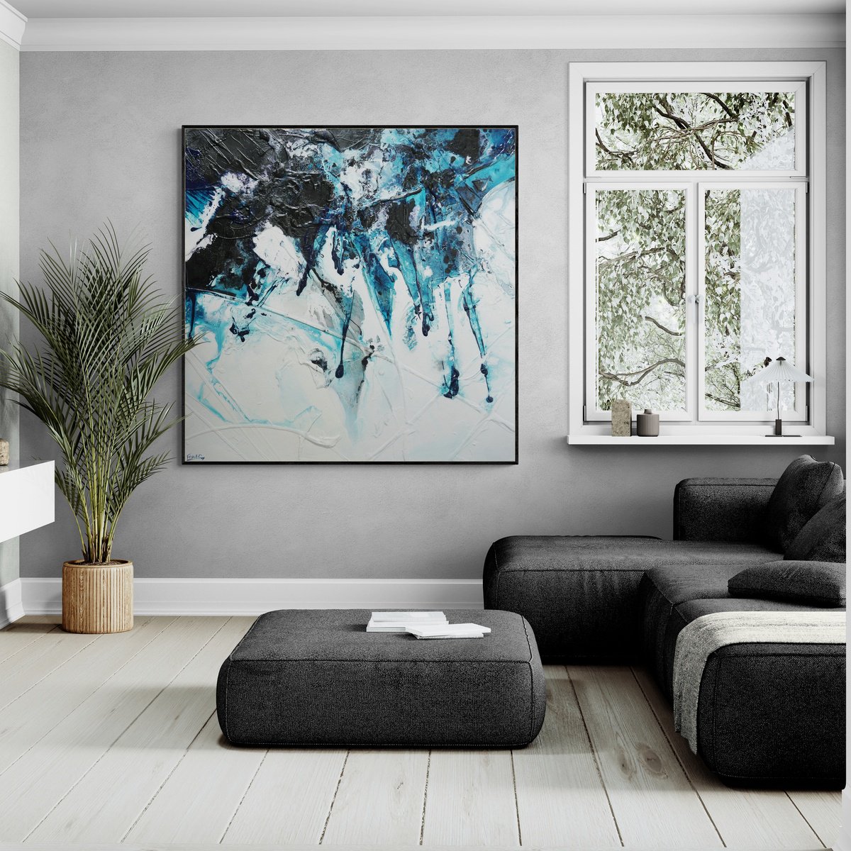  Southern Depths By Franko, 59 X 59, Artwork For Sale On Artfinder