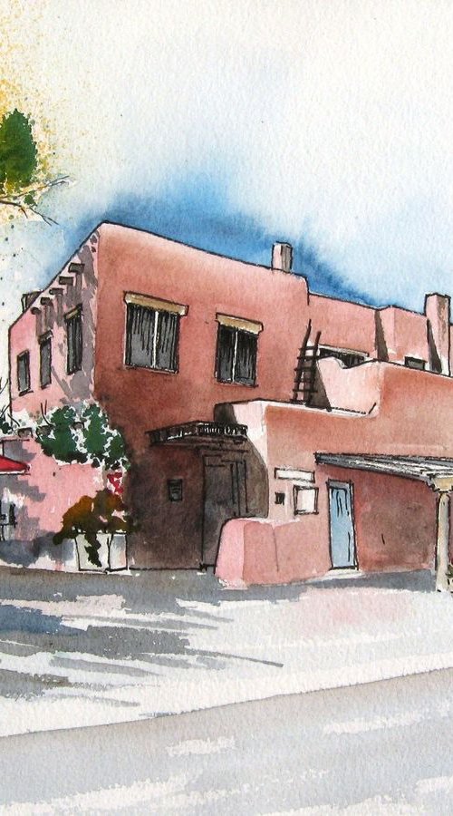 Pink Adobe by CHARLES ASH