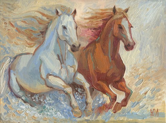 Horses New Year symbol