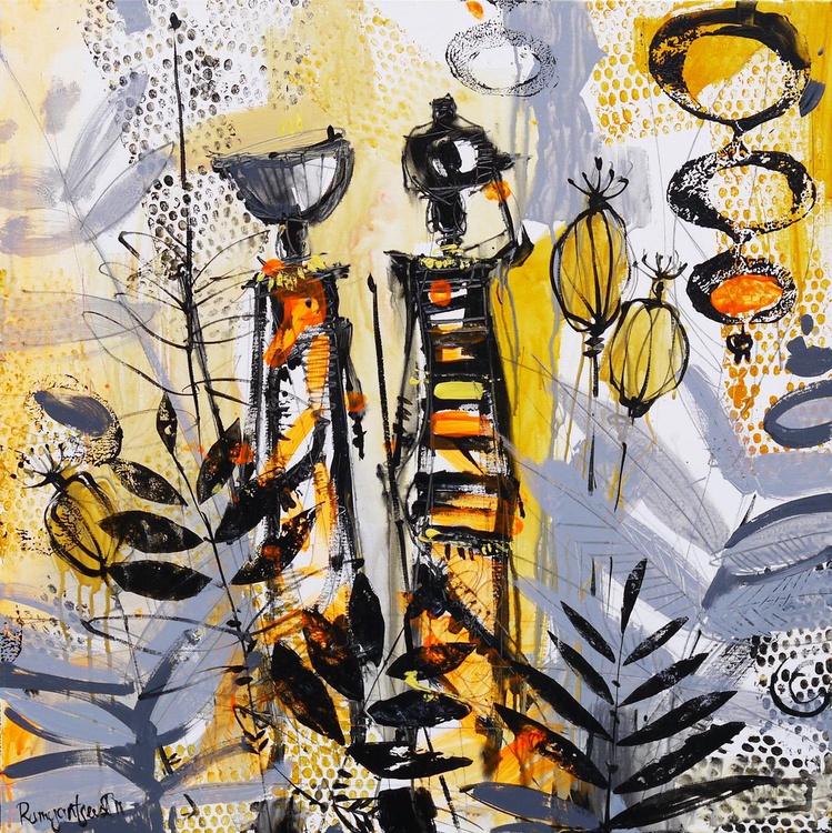 African Tribal Women 2 By Irina Rumyantseva Artfinder
