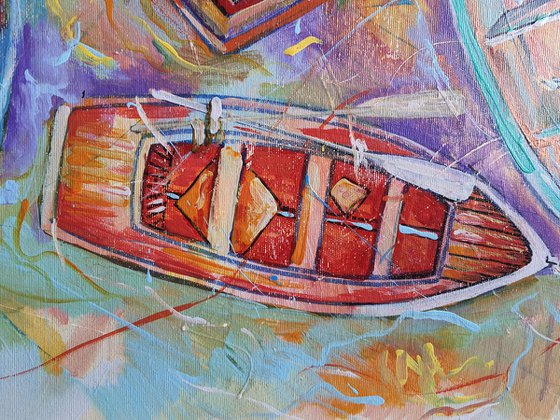 Boats and Fish.