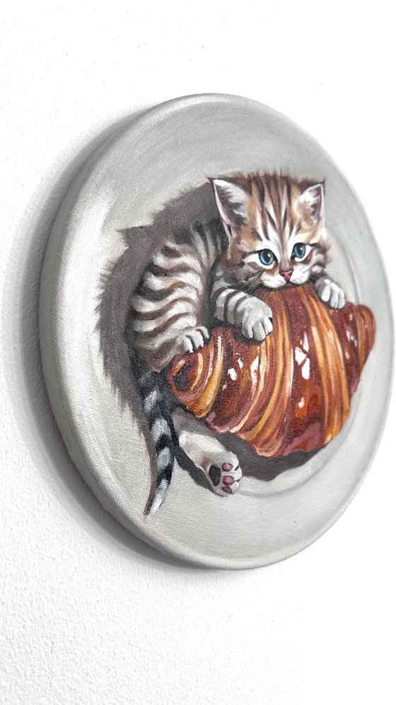 On a Croissant Plate