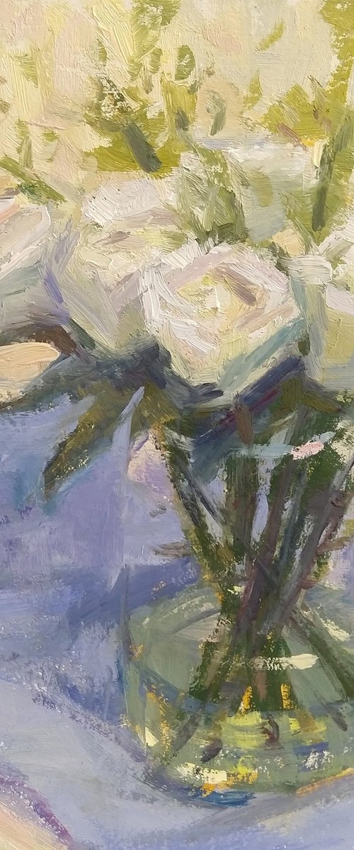 White Roses by Kristina Sellers