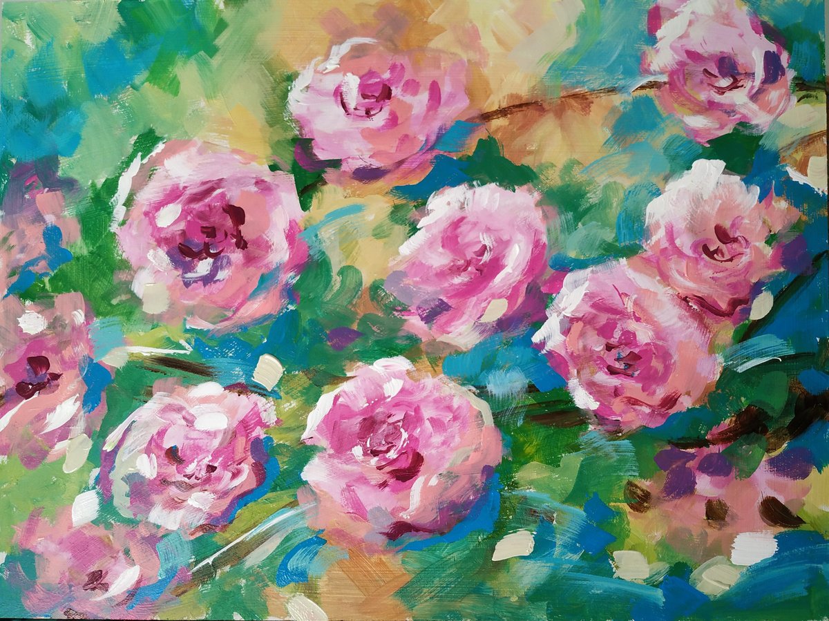 Roses from My Garden by Antigoni Tziora