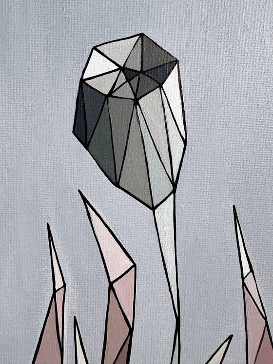 CRYSTAL BLUE FLOWERS