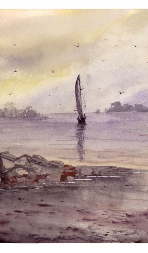 Sailing Day by Yulia Schuster