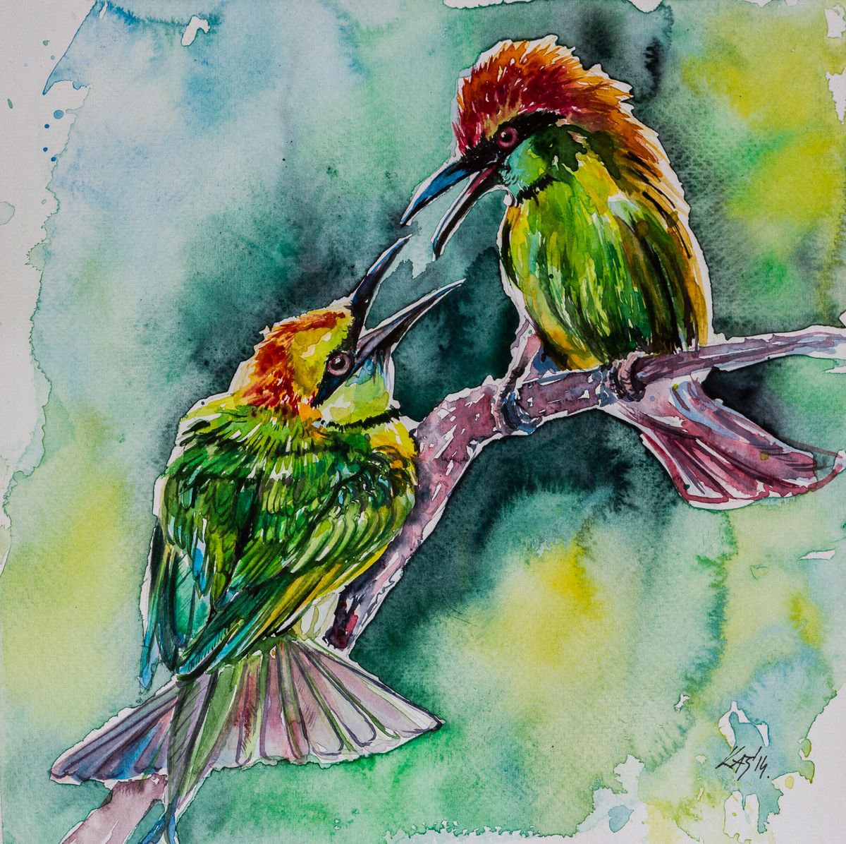 Colorful birds by Kovcs Anna Brigitta