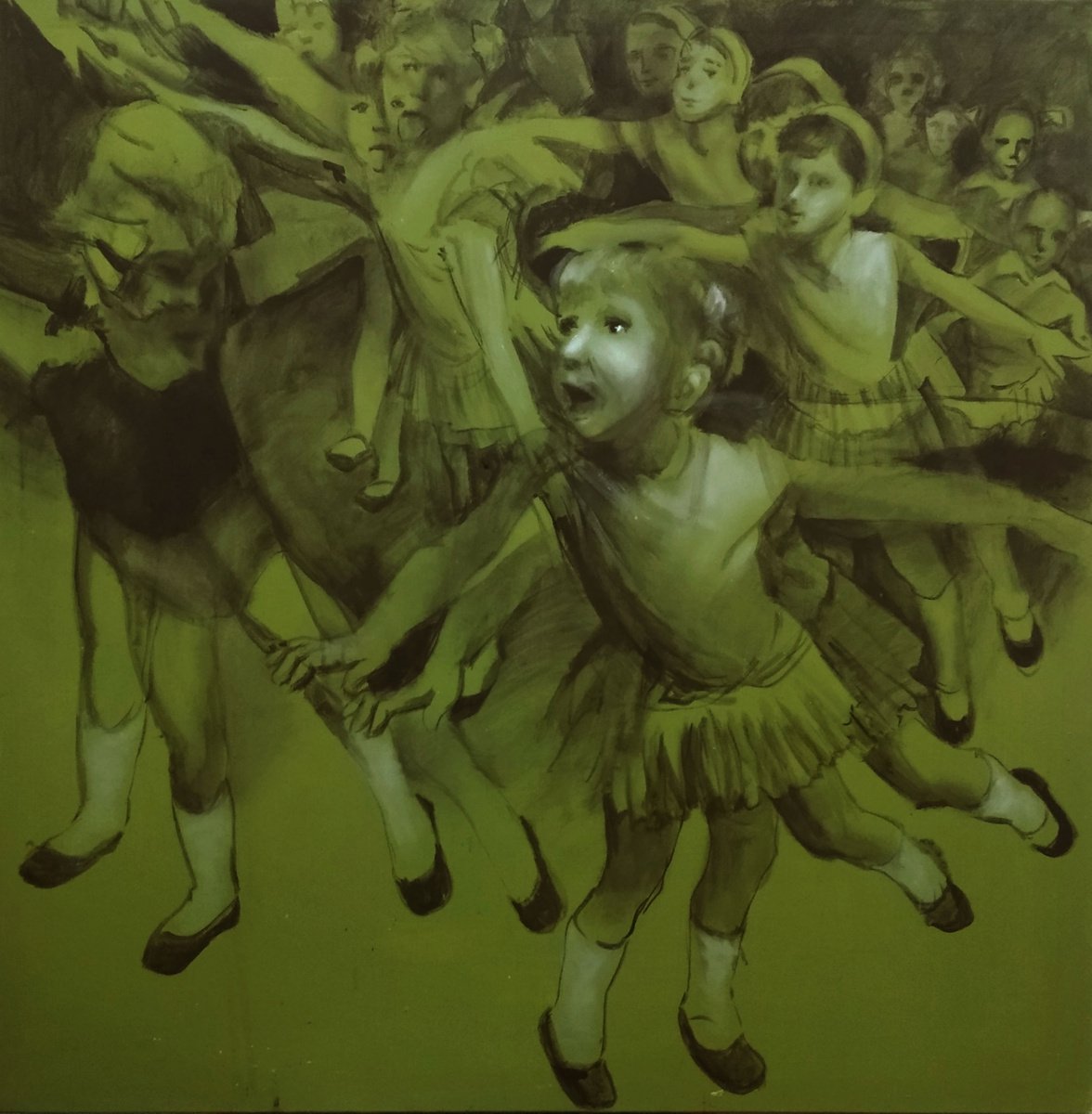 Dancing girls by Andriy Naboka