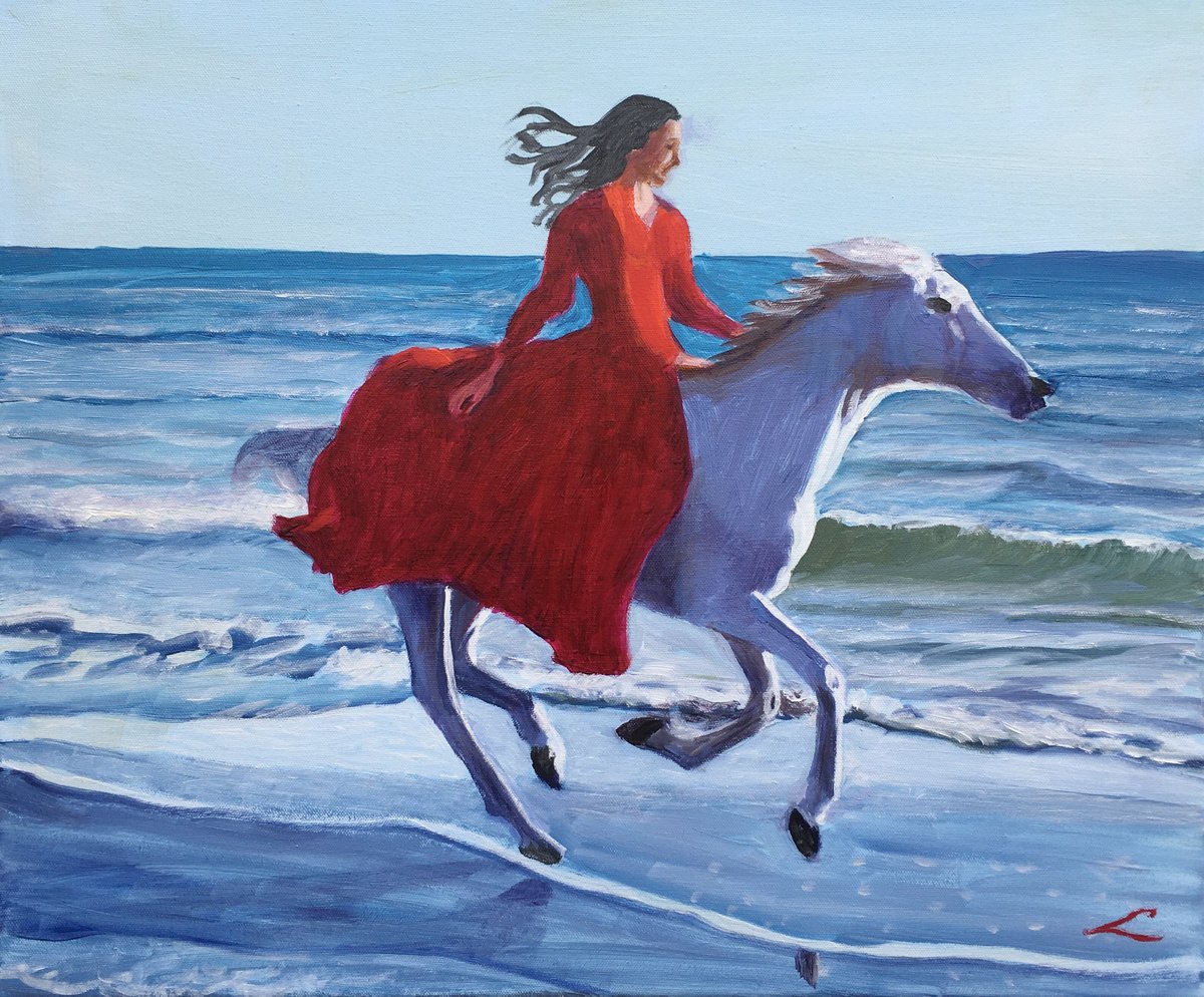 Equestrienne 3 by Elena Sokolova