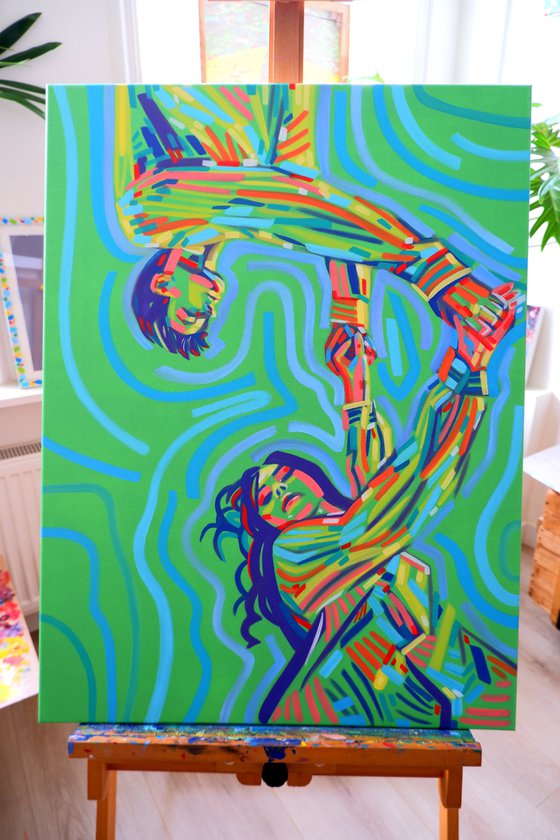 In the heat of the morning