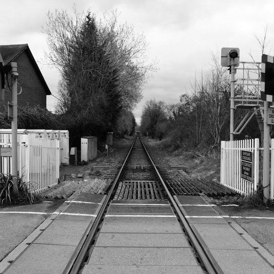 Railroad, 18x18 Inches, C-Type, Unframed