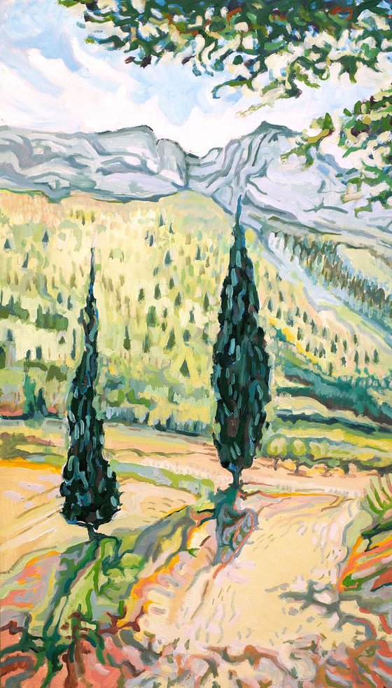 Cypress trees