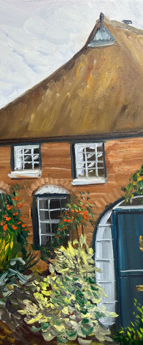 Dutch house with thatched roof by Dmitry Fedorov