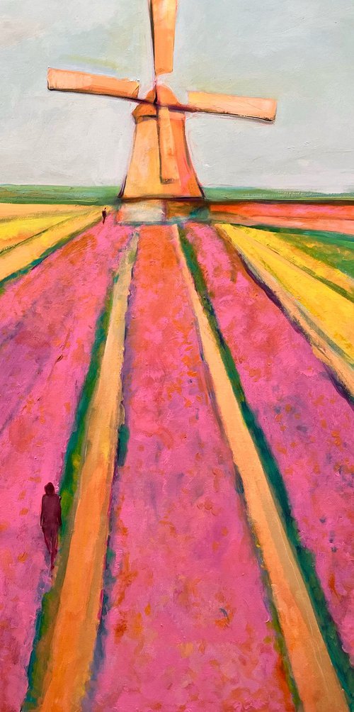 wandeling door de tulpen by Romuald Mulk Musiolik