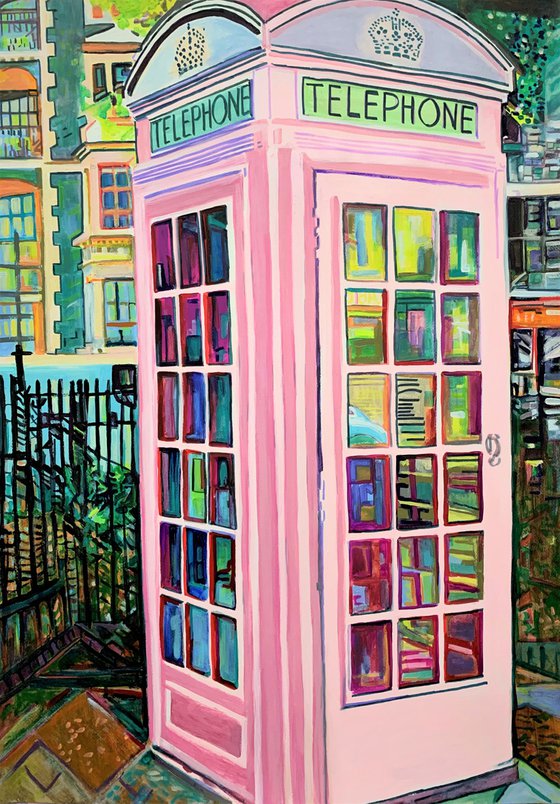 Phone box / 101 X 72 cm