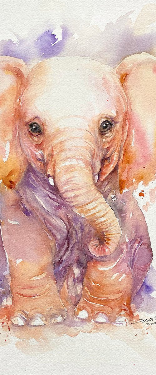 Deliah_Baby Elephant by Arti Chauhan