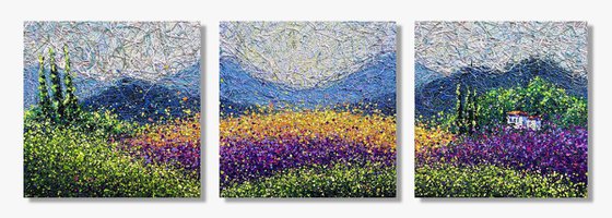 A Journey to Peace - triptych