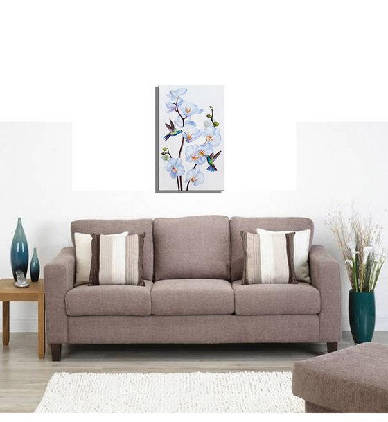 Harmony, orchid and birds