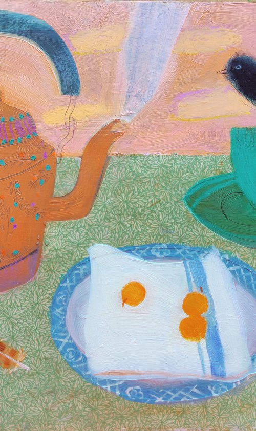 Still life with physalis by Ayna Paisley