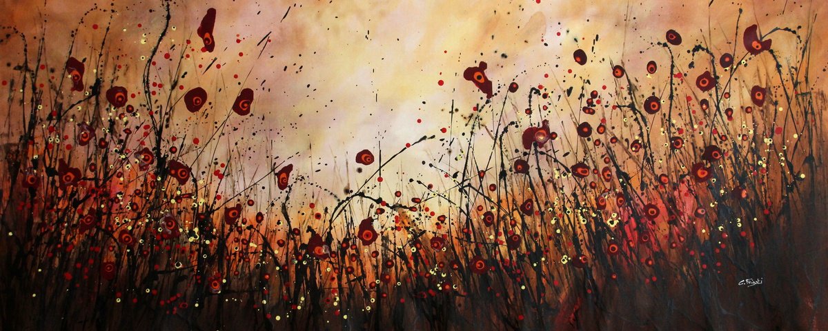 Autumn Melodies #9 By Cecilia Frigati, 74 X 31, Artwork For Sale On Artfinder