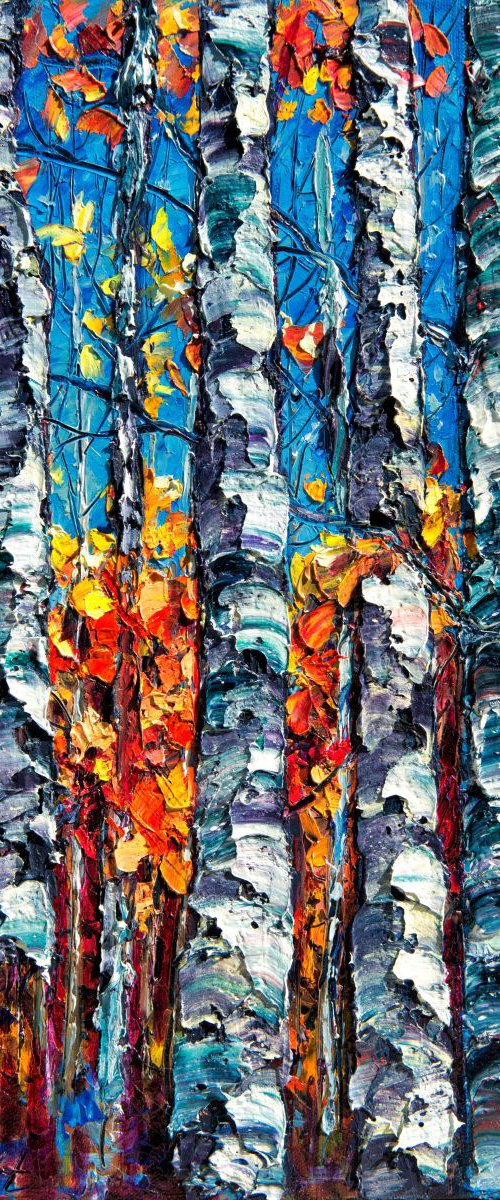 Colorado Aspens by Lena Owens at OLena Art
