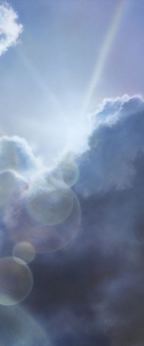 Ascendant Sun (92 x 122cm) by David Tracey