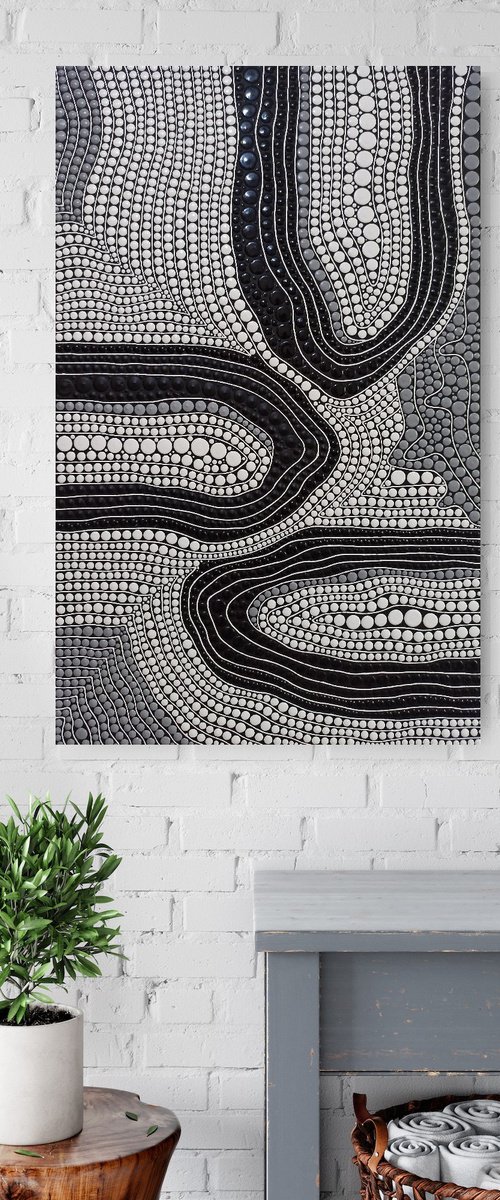 Monochrome Flow by Oxana Lazari