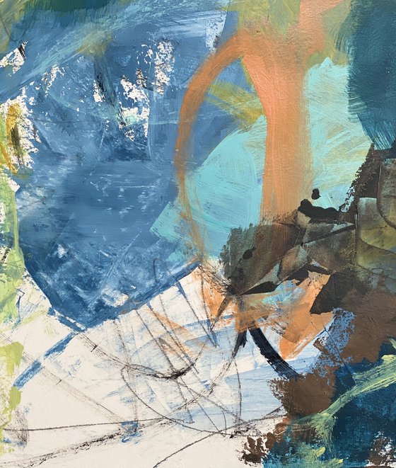 Turquoise Waters on Blue Horizon