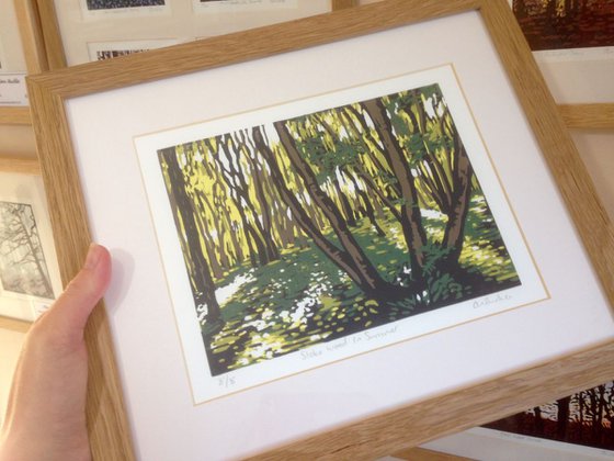 Stoke Wood in Summer, framed