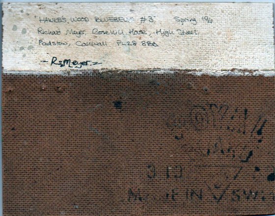 A small blue woodscape