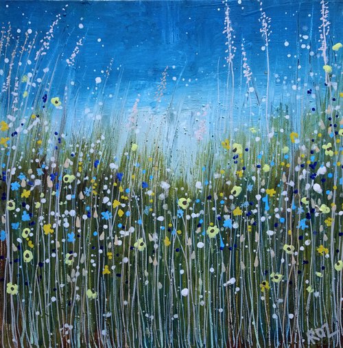 Wildflower Meadow  25 by Roz Edwards
