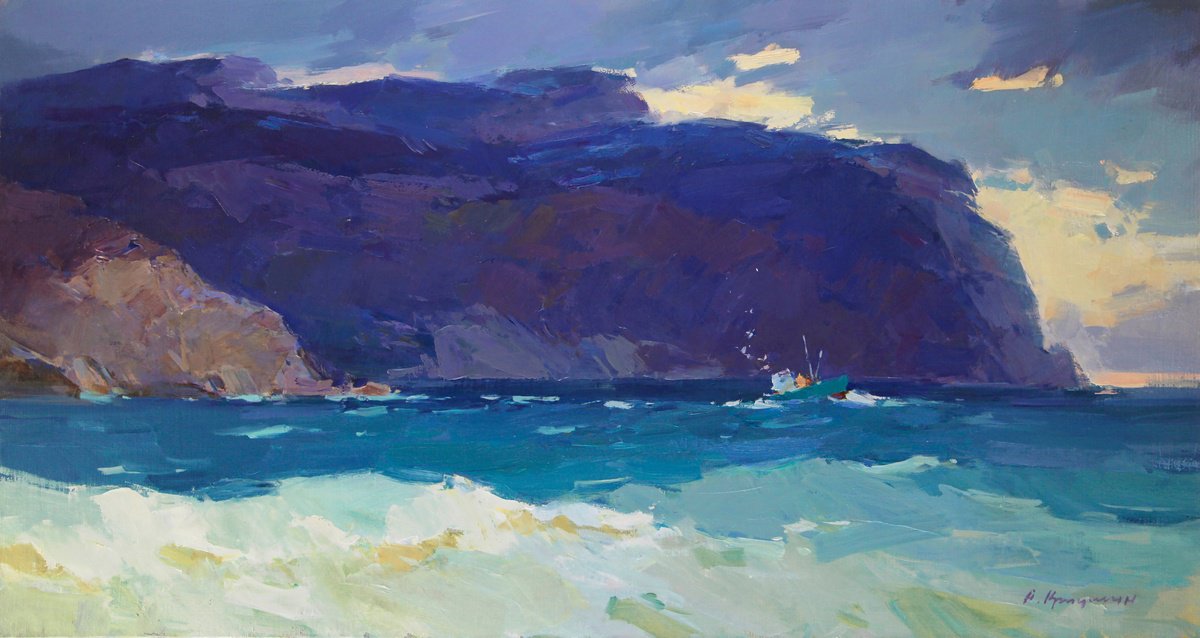Balaklava Bay By Aleksandr Kryushyn, 47 X 28, Artwork For Sale On Artfinder