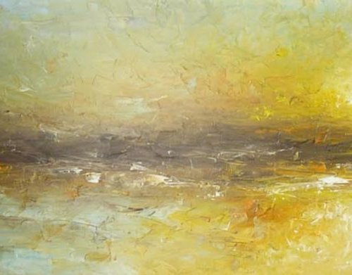 Benevolent Shore  (Large, Panoramic, 120x40cm) by Kalpana Soanes