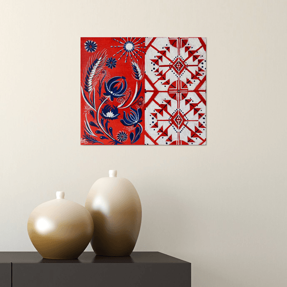 Embroidery & Bloom: Ukrainian Fusion