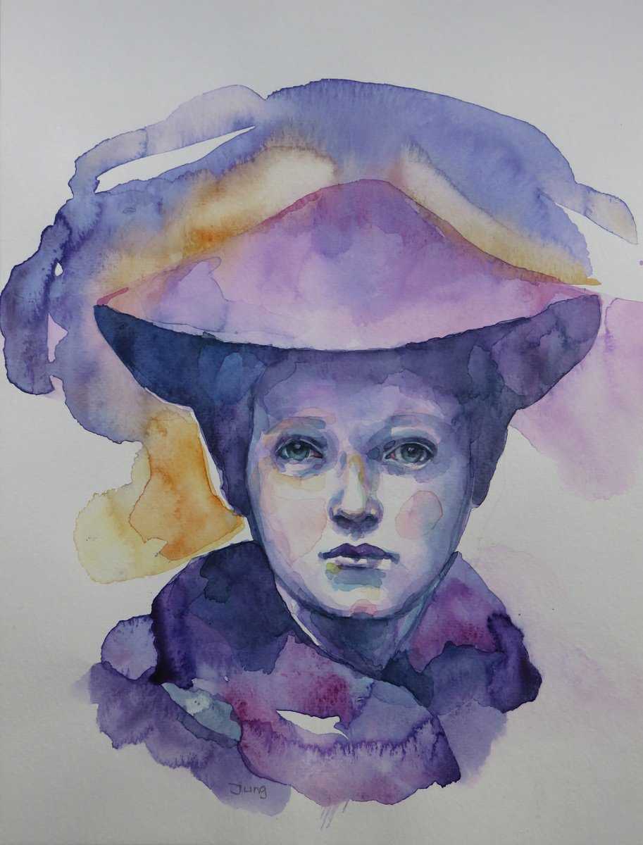 Purple Hat by Dunja Jung