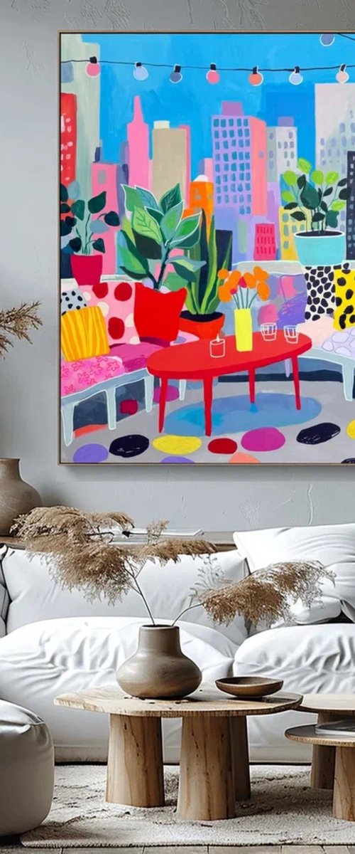 Urban Rooftop Garden by Sasha Robinson