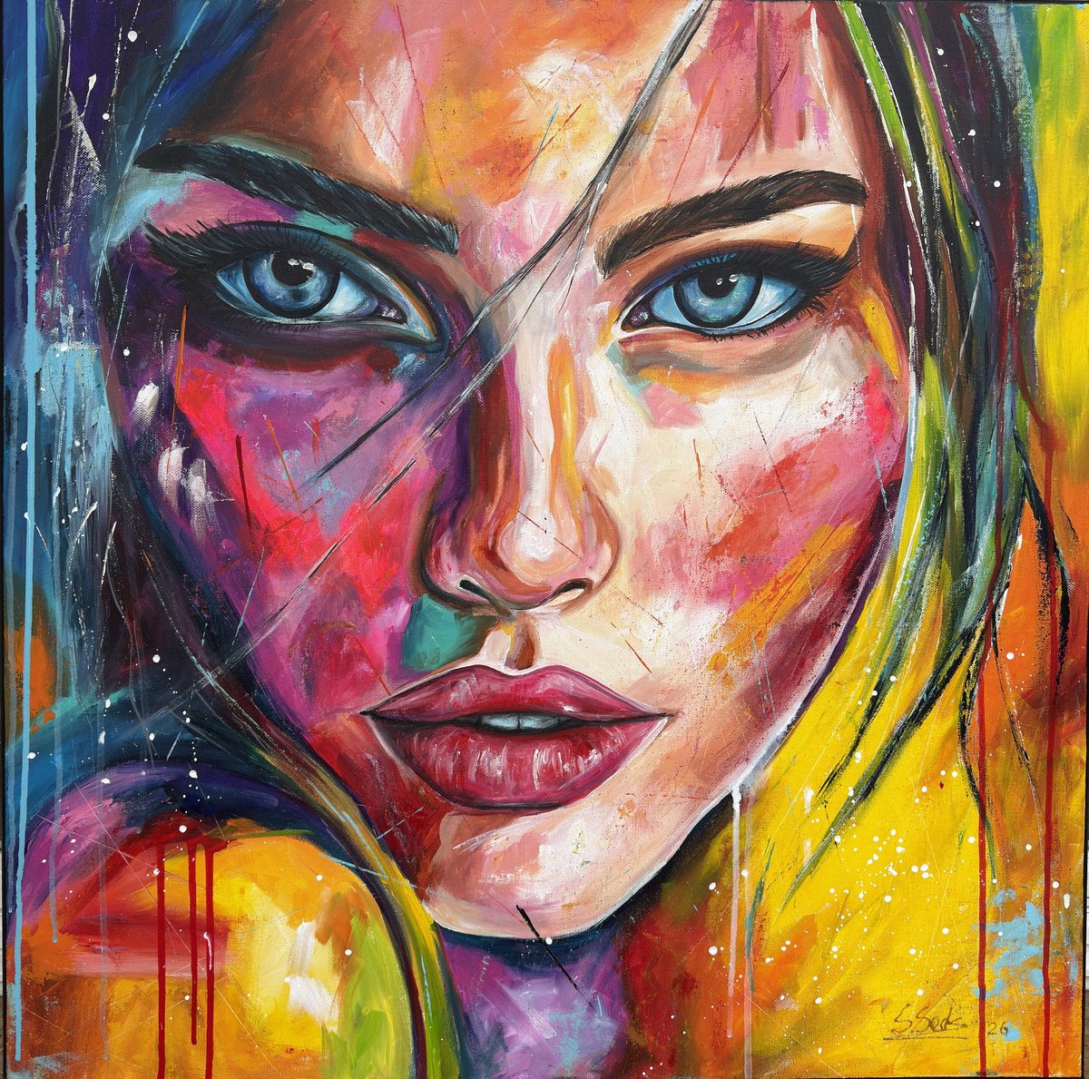 Wonderful Day... By Sabrina Seck, 31 X 31, Artwork For Sale On Artfinder