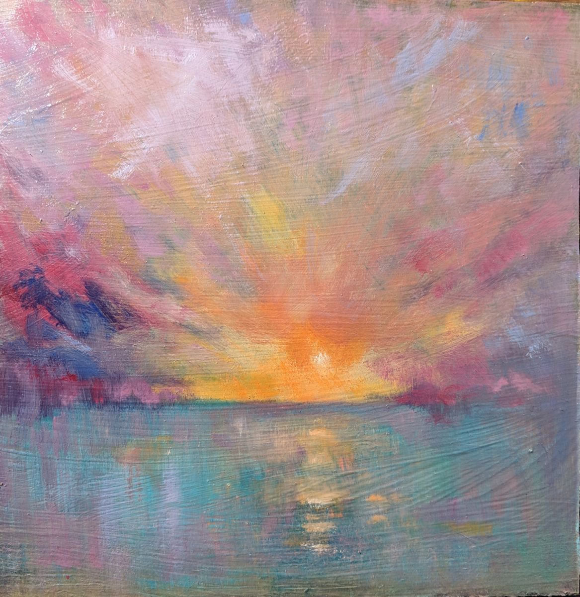 Cornwall Sunset by John Rochester