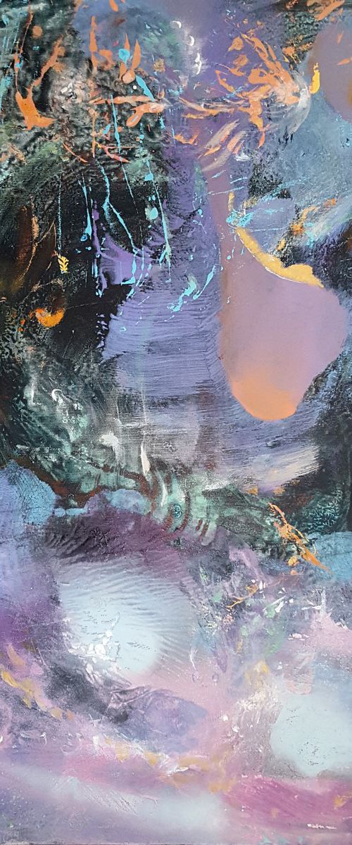Distant memory from a wanted Louvre dress oneiric dreamscape mindscape signed master Ovidiu Kloska by Kloska Ovidiu