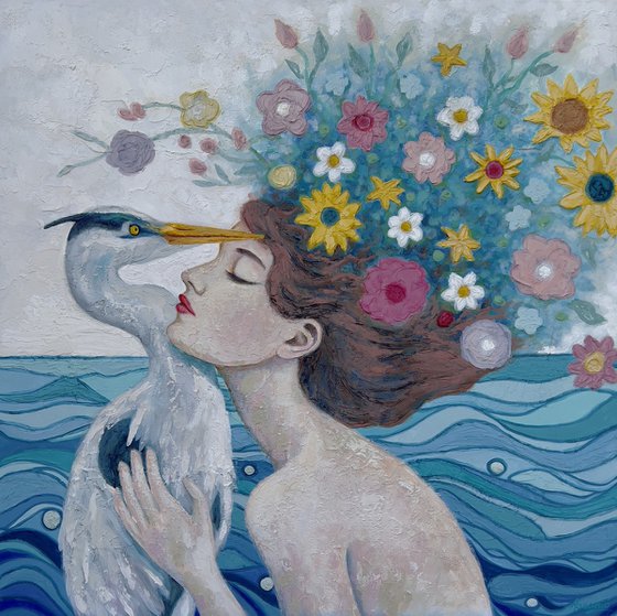 "EMBRACING THE BLUE HERON"