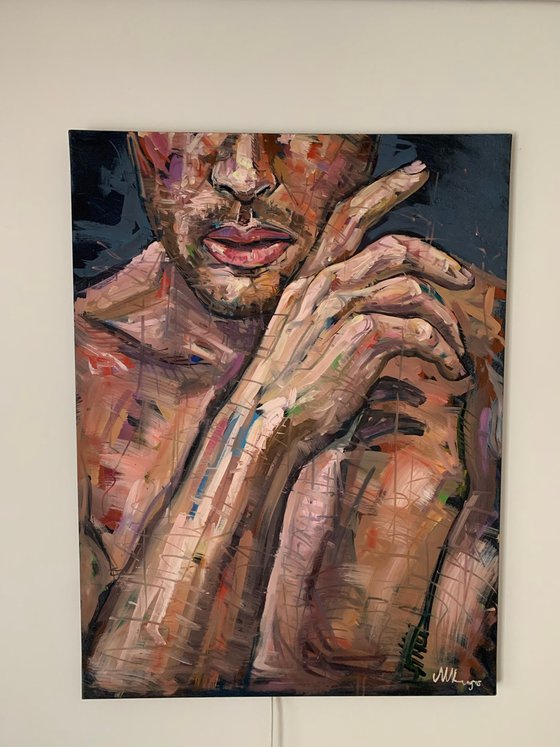 Male figure portrait