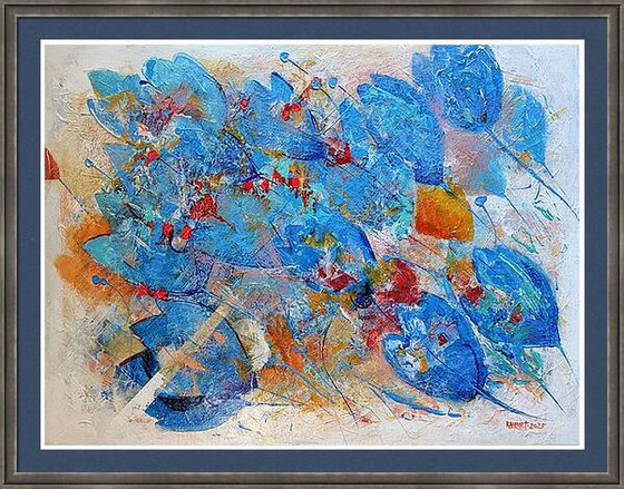 Fantasy with Blue Tulips