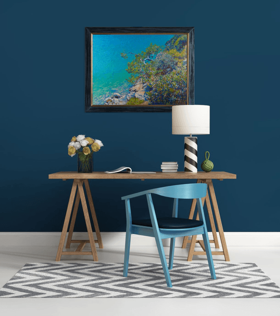Pine in the Blue Lagoon