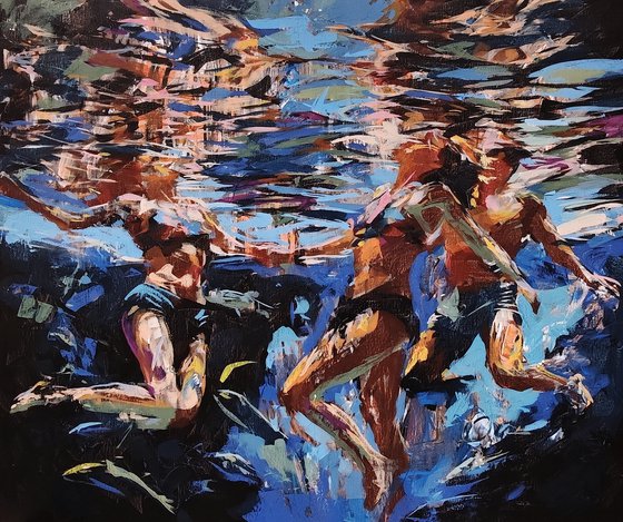 Under the quiet wave