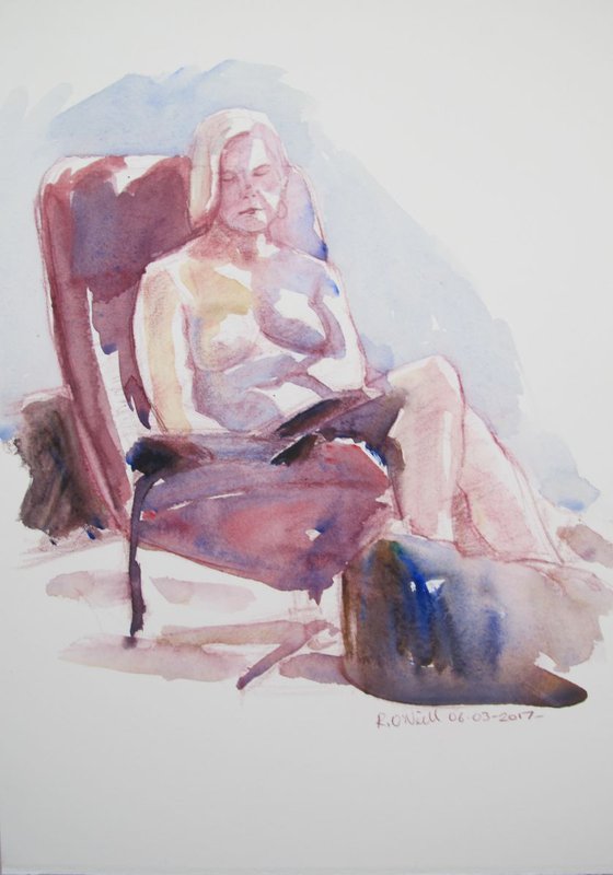 seated nude