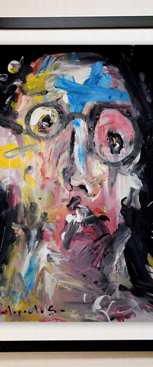 sigmund freud young by Dimitris Pavlopoulos