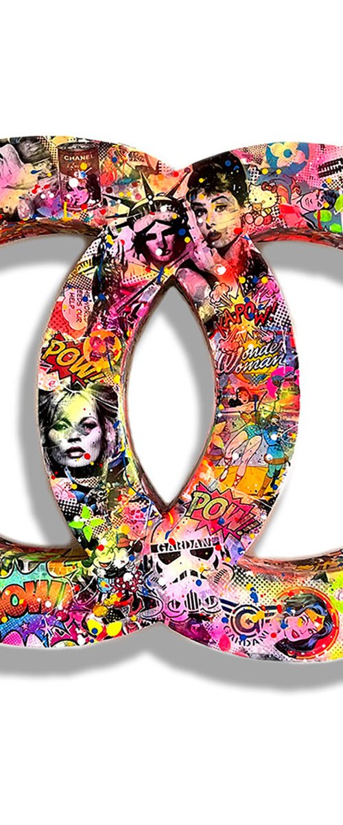 Chanel is Couture - Original 3D Sculpture by Gardani Art