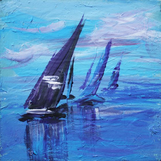 Regatta II / ORIGINAL PAINTING