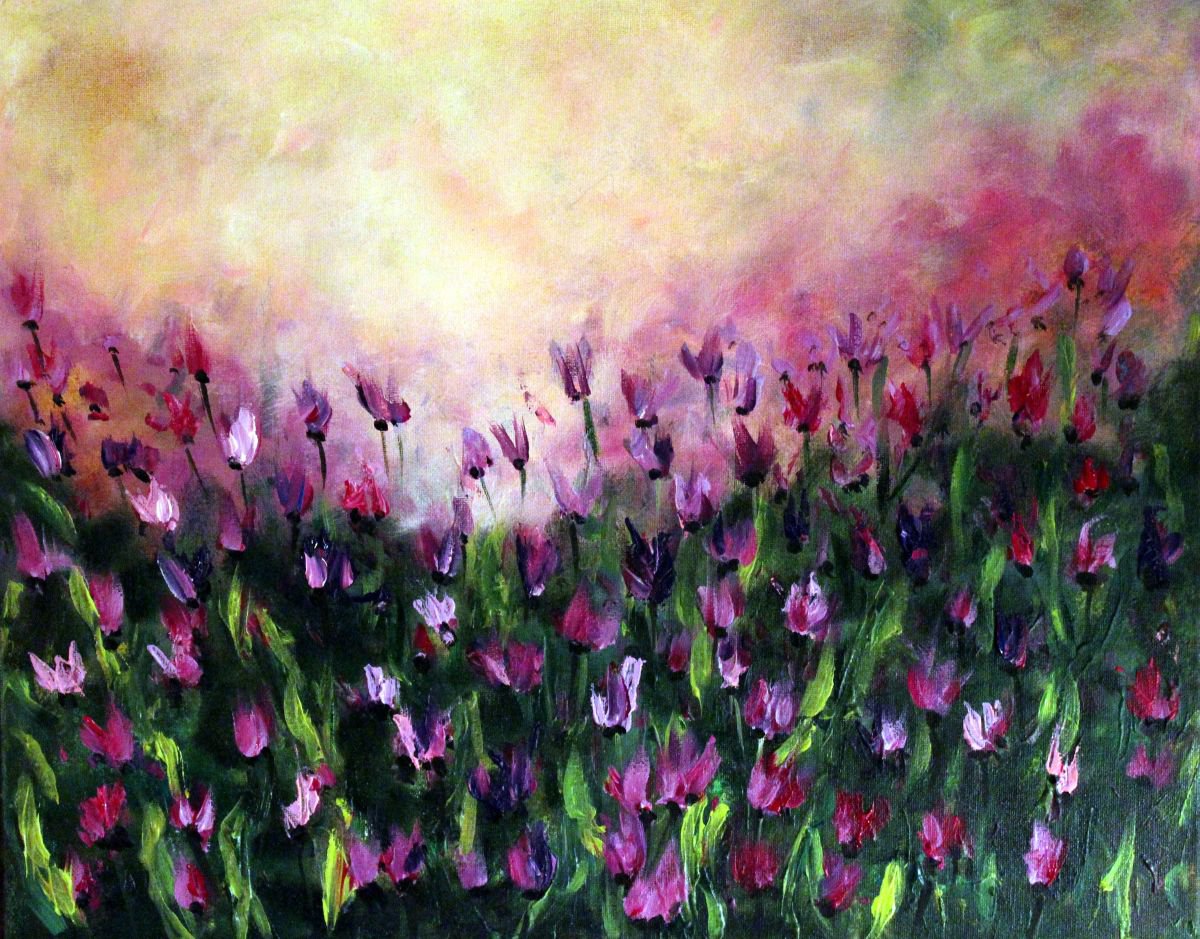 lavender flowers by Kate Lesinska