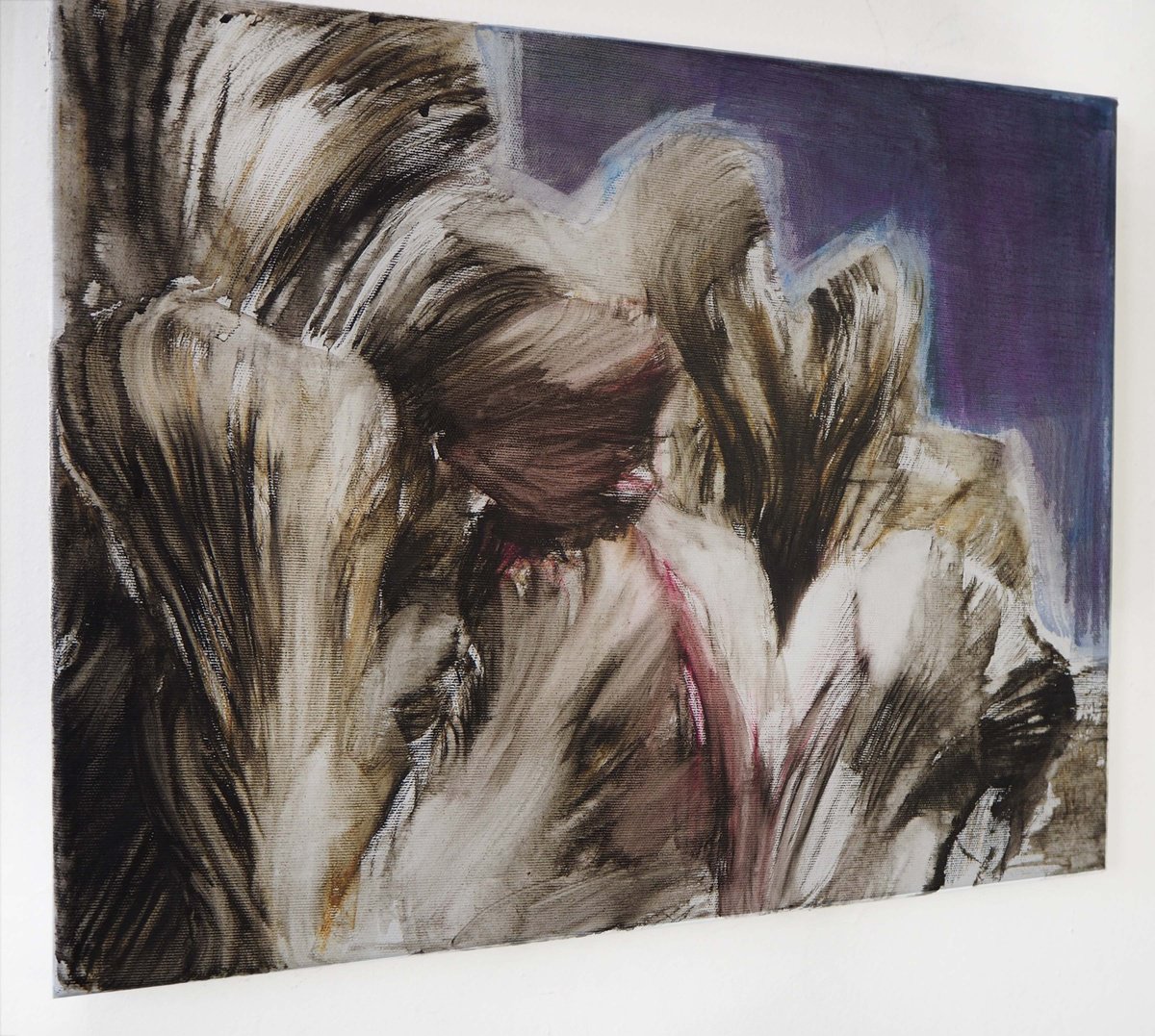 Expressive Abstract Painting By Cynthia Gregorova, 20 X 16, Lush, Original Artwork